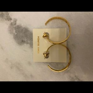 Tory burch hoop earrings